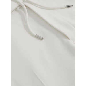 REISS Found Slim Fit Stretch Relaxed-Fit Drawstring Trousers in White